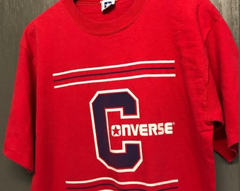 L vintage 90s Converse t shirt