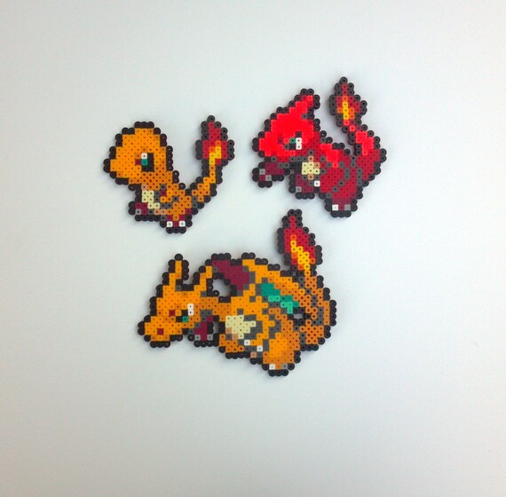 hama bead mickey mouse Pokemon Evolutions Bead Sprite Kanto and 8 Starters Bit Perler