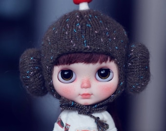 Momo handmade Helmet (hat ) for Blythe - doll outfit - 1colors in