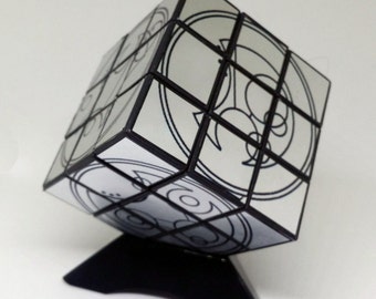 Doctor Who stickers for Rubik cubes