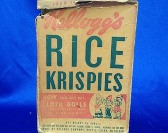 Carrie Fisher Estate: Vintage Kellogg's Rice Krispies Cereal Box
