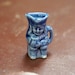 Miniature, Vintage, Ceramic, Blue, Glazed, Philpot, Toby, Character, Jug, Ornament Figurine, Dolls House, Dollhouse, Collectible, Retro
