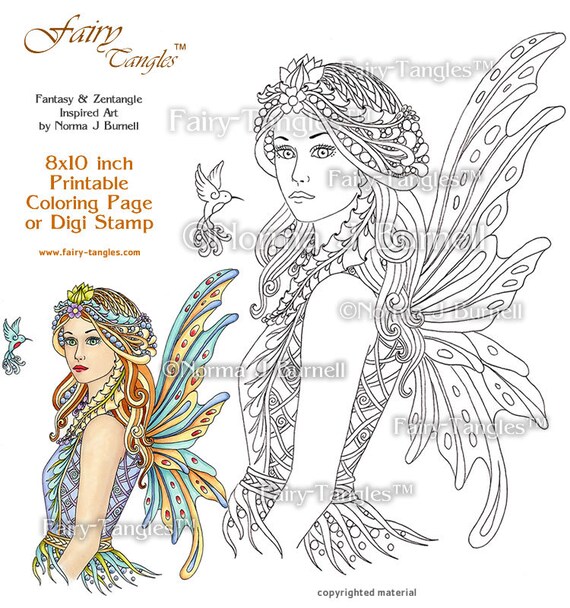 Acacia Fairy Queen Printable Coloring Book Sheets And Pages By