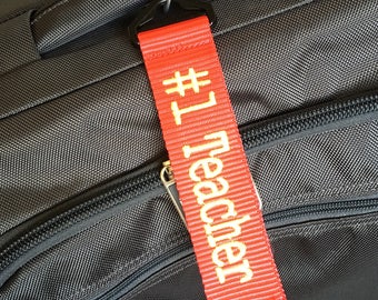 Big Tags - #1 TEACHER Luggage tag