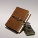 Leather Journal, Medieval Diary, Small Blank Book, Hand Bound Note Book, Traditional Codex, Brown Sketchbook, Secret Diary Memory Book