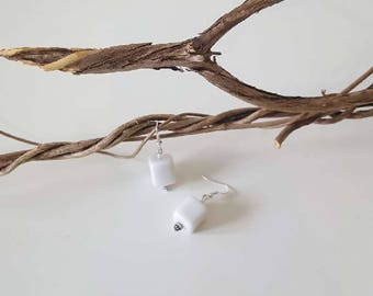 GERVIN CHIC EARRINGS in silver and resin