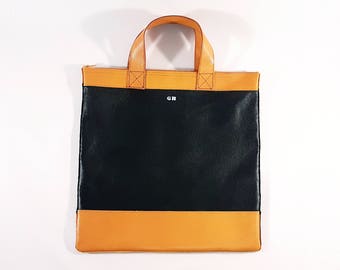Yellow paper holder