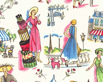 Michael Miller Fabrics "Essentials" Springtime in Paris in Multi