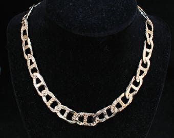 10K Solid Yellow Gold Chain Necklace Heavy Mariner Link Vintage Estate 16 Inches Long Over 14 Millimeters Wide Nearly 72 Grams Mother's Day