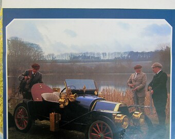 Vintage 1981 Veterans Car Calendar, Oldsmobile, Calendar with Photos, Calendar, Collectibles