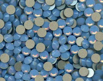 2028 SS20 ABO*** 30 Swarovski rhinestones flat back SS20 (4,7mm) air blue opal