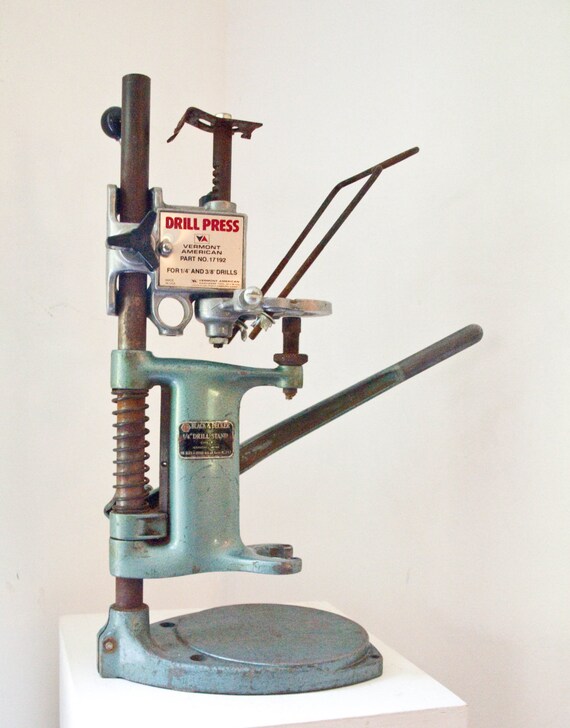 Vintage Black & Decker 1/4" Drill Press w/Vermont American Drill Press