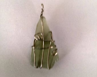 White/ clear Lake Superior Beach Glass