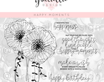 Happy Moments Digital Stamp Set