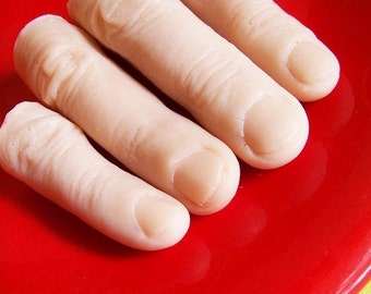 Creepy Finger Soap Set - Finger Soap, Gag Gift, Novelty Soap, Watermelon Soap, Prank Soap, Scary Soap, Creepy Bath, Walking Dead Gift