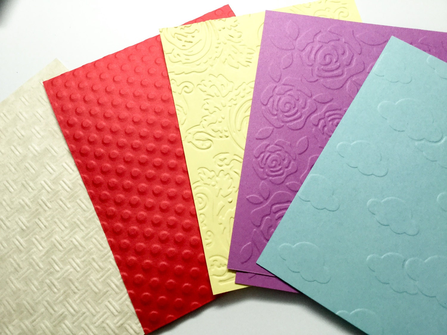 Embossed paper colorful embossed paper paper mats