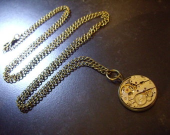 Watch Movement Steampunk Necklace