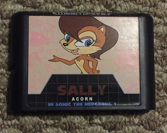 Sally Acorn in Sonic The Hedgehog Fan Made Custom Sega Genesis Game. 16bit
