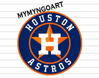 Houston Astros Logo Svg Dxf Eps Png Jpg Cdr Ai Cut Vector File Silhouette Cameo Cricut Design Vinyl Decal