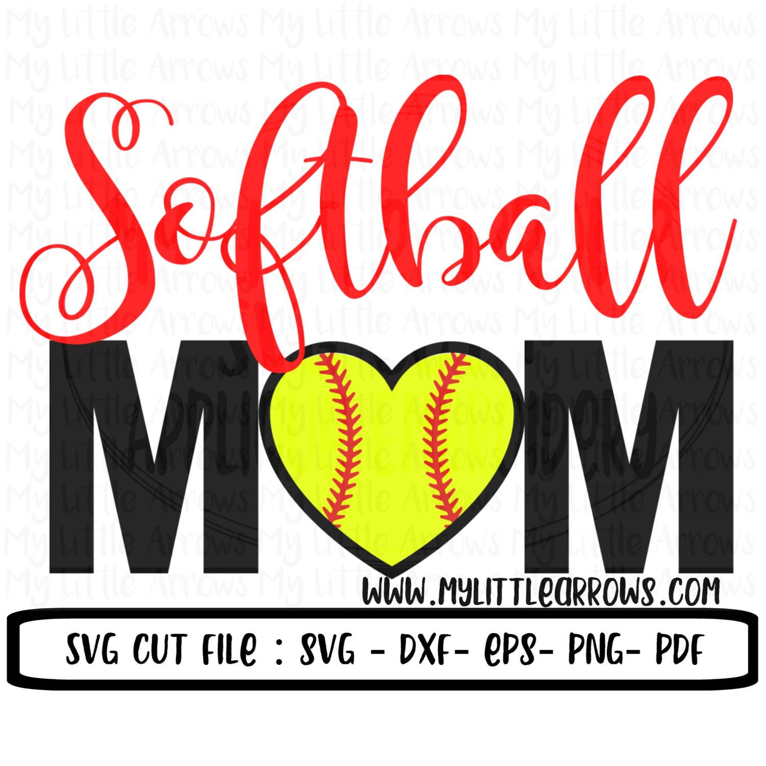 Softball mom svg softball heart svg softball svg