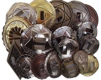 CONCHOS GRAB BAG Mixed Sizes Assorted 100 Pcs
