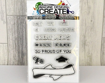 You've Passed A6 clear photopolymer stamp