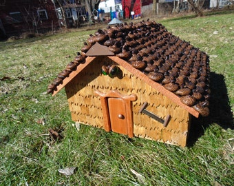 Garden House, Fairy House, Gnome House Lighted