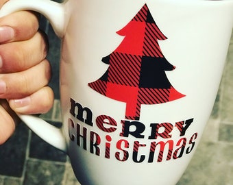 Buffalo Plaid Mug (14oz)
