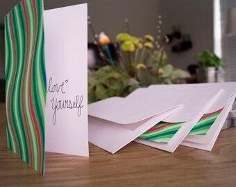 Handmade Inspiring Quote Cards