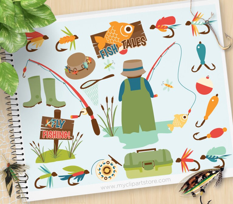 Download Fly Fishing Clipart Father's Day camping gone fishing