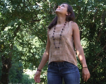 Top Vest shifted Khadi Organic Cotton