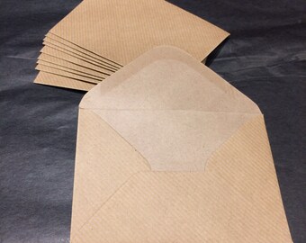 Kraft mini envelopes x 10