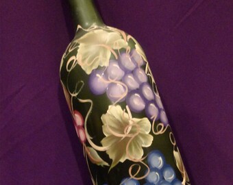 1.5 Ltr Hand Painted Lighted Wine Bottle