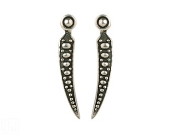 Sterling Silver Ear Jacket Earrings Sunshine Ear Cuff Earrings Boho Jewelry - JKT003