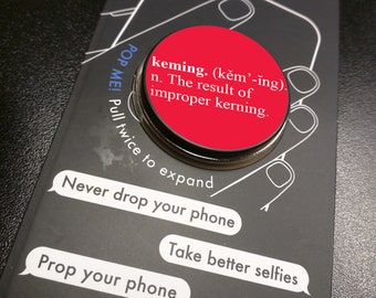 PopSocket Decal - Kerning- PopSocket INCLUDED