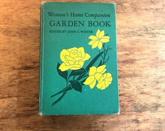 Vintage 1940s Women's Home Companion Garden Book Colliers landscape fruit orchard