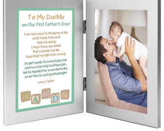 First Father's Day Gift Personalized for Daddy from Daughter or Son #70-555