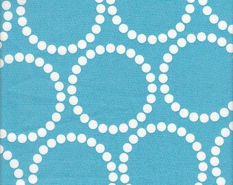 1/2 Yard, Pearl Bracelet in Pond , Lizzy House, Andover Fabrics, Blue White, fabric Sale, Quilting Cotton, Destash