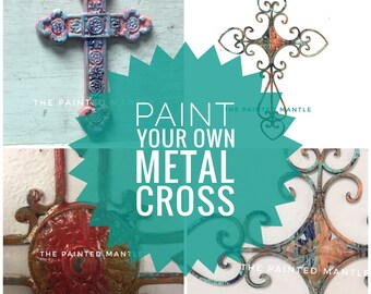 Paint Your Own Metal Cross/Metal Wall Decor/Metal Cross/DIY