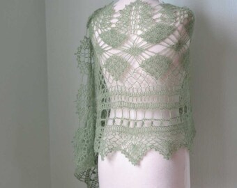 MISITU, Crochet shawl pattern pdf