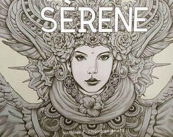 SERENE(signed) coloring Book by Nicholas F. Chandrawienata - Indonesia Coloring Book, Indonesian Colouring Book