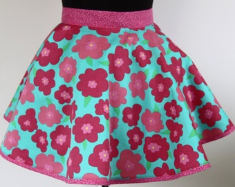 Floral Fantasy ladies half apron