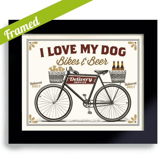 Craft Beer Framed Glass Sign Craft Beer Framed Glass Sign