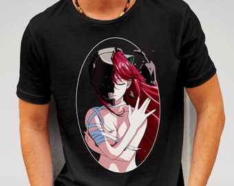 Elfen Lied Anime Tshirt - Black S M L XL XXL 3XL 4XL