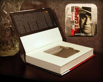 Hollow Book Safe & Flask - Get Capone - Secret Book Safe