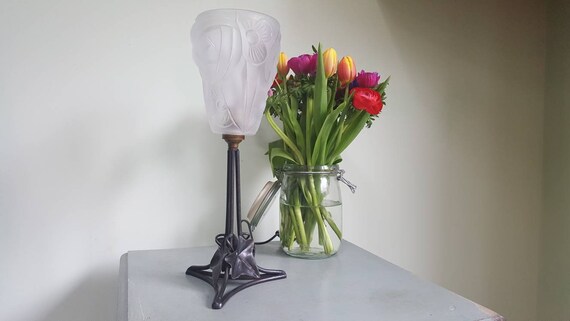 art deco table lamp vintage bedside lamp antique french