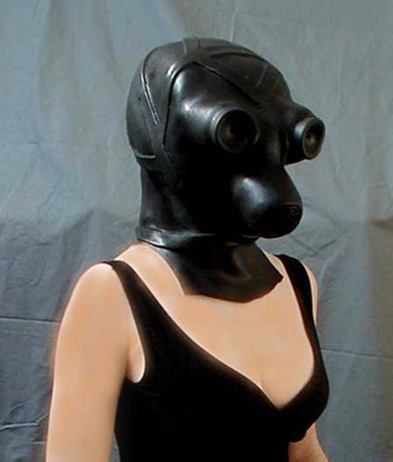 Gas Mask Foam Latex Fetish Mask