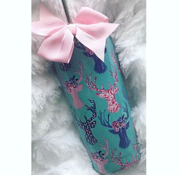 Floral Deer Head Tumbler | 10 Oz or 20 Oz Floral Deer Head