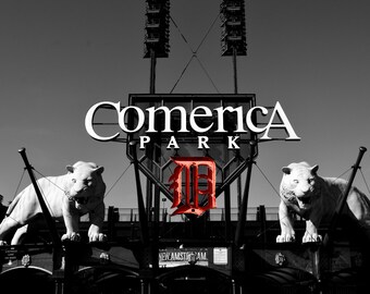Comerica Park, Detroit Tigers, Michigan- Photography Prints