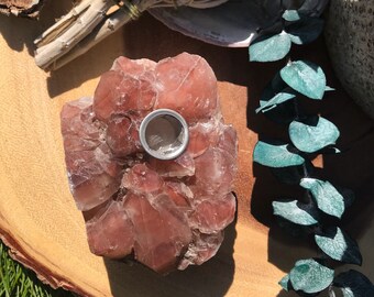 Red Phantom Quartz Crystal Pipe